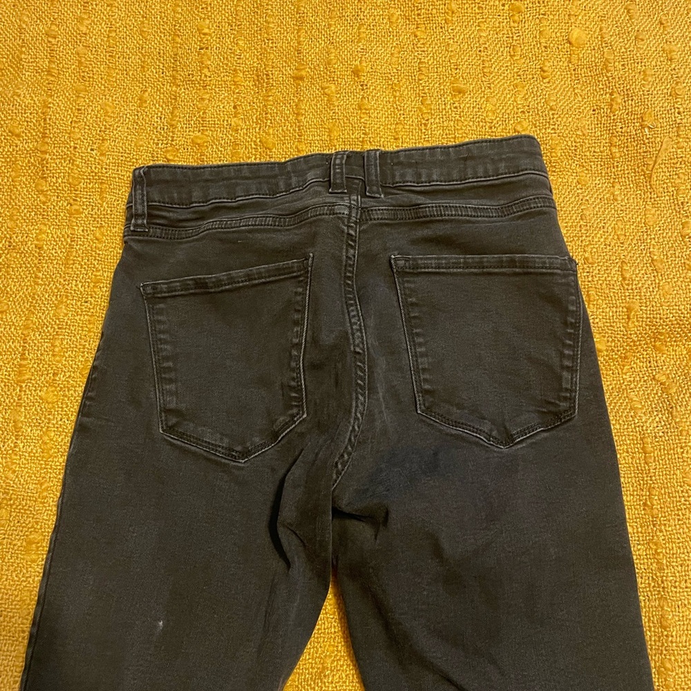 Black Mango Cropped Skinny Jeans - Picture 10 of 10